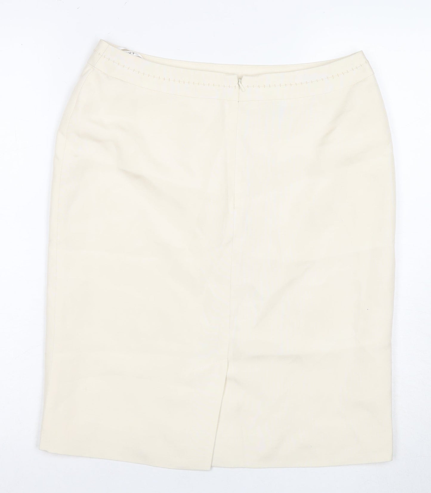 Planet Women’s Ivory Knee Length Pencil Skirt Size 10