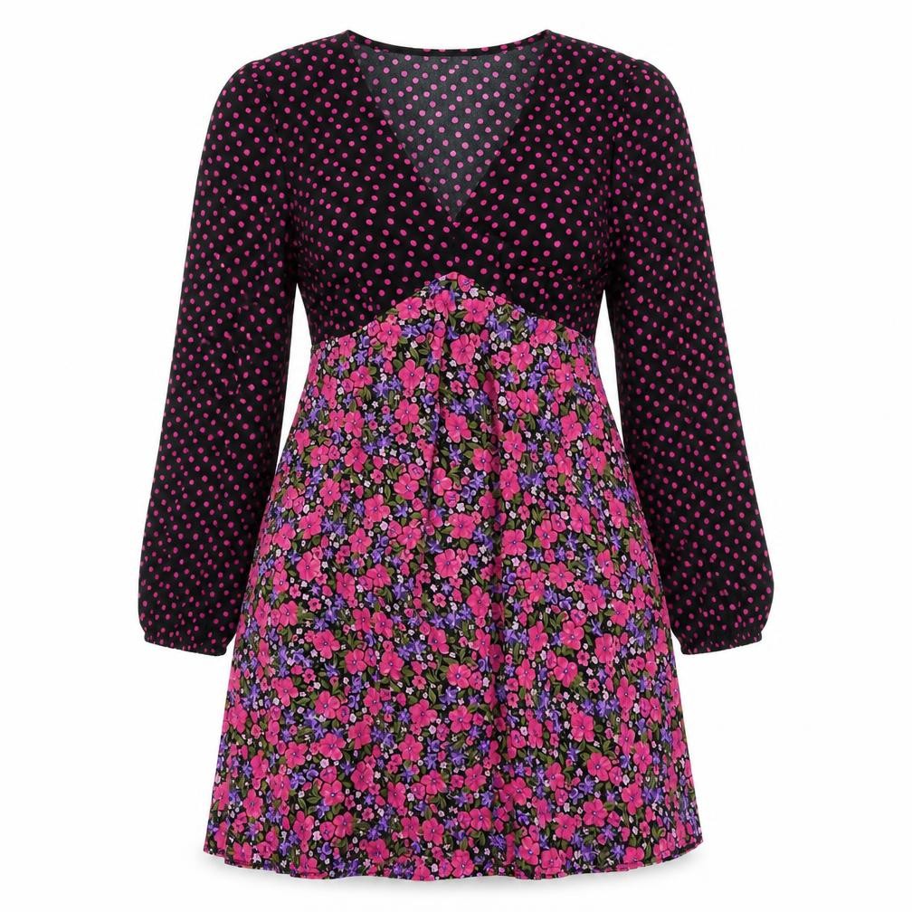 New Look Women's Floral Wrap Dress Size 12