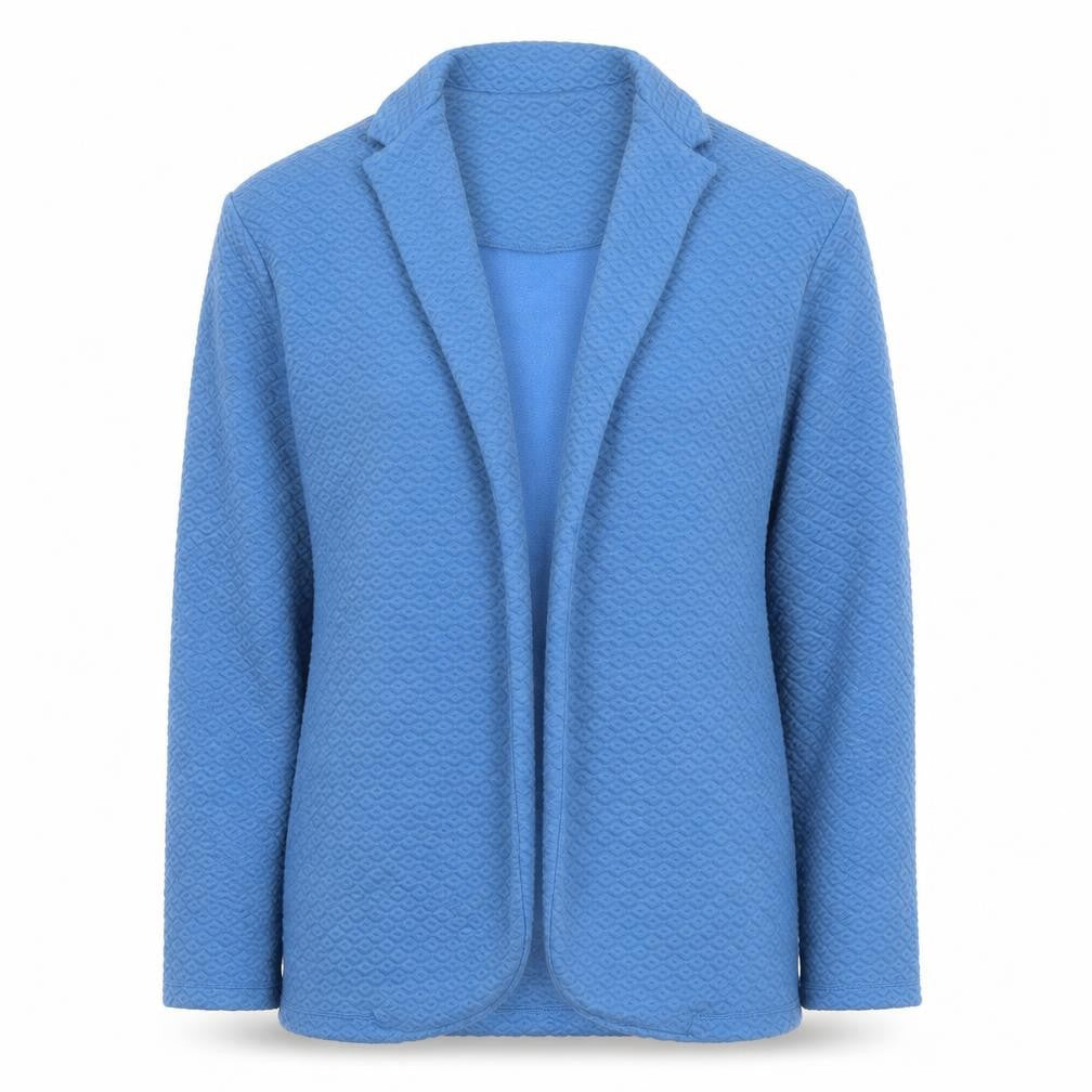Front view of ASOS Women's Blue Jacket, size 8, Mid-Length