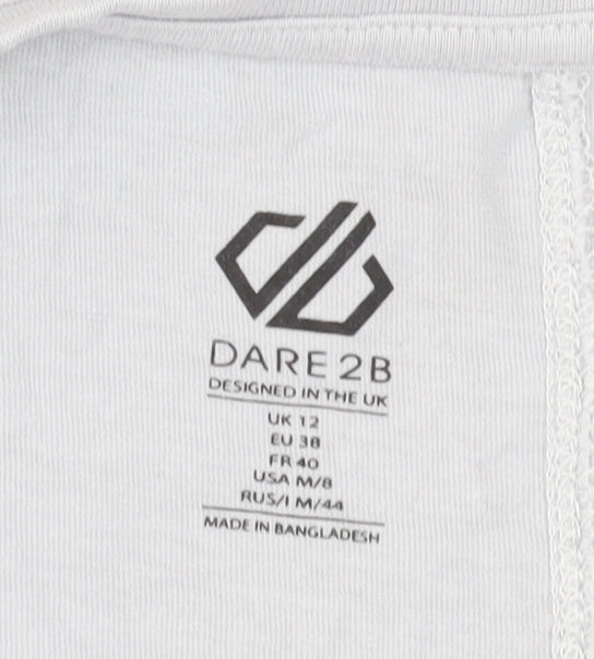 Dare2b Women's White V-Neck T-Shirt Size 12