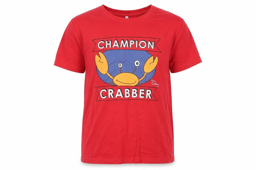 Front view of MG girls’ red 11-12 years graphic t-shirt regular fit