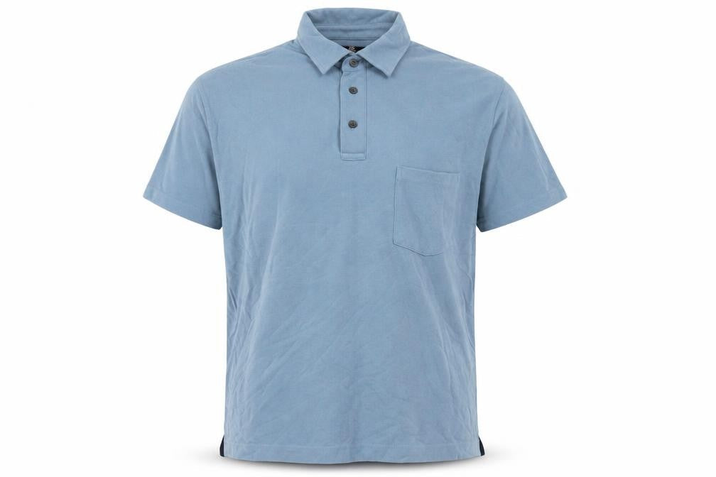 Marks and Spencer Men's Blue Polo Medium Short Sleeve