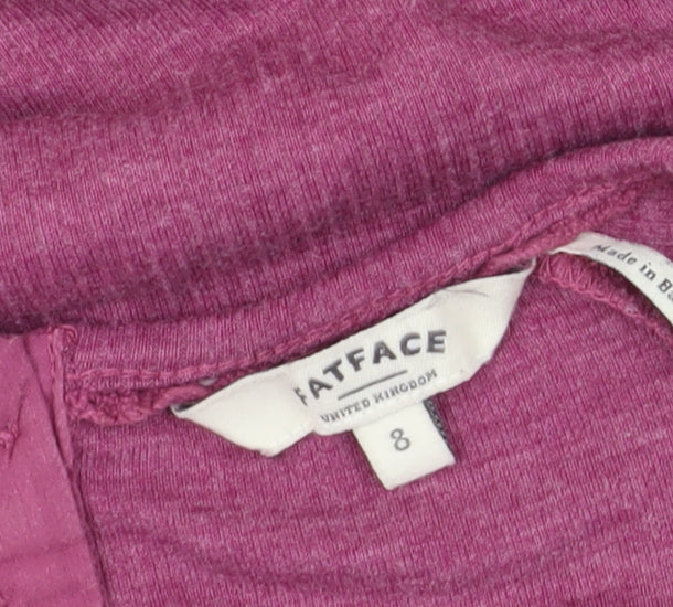 FatFace Women's Purple Basic T-Shirt Size 8