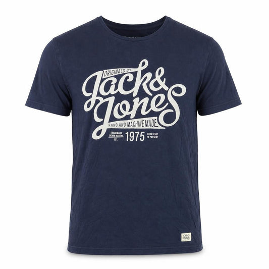 Mens UK Size S JACK & JONES Blue  Cotton T-Shirt