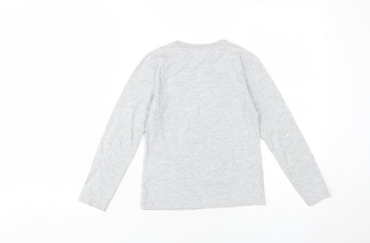 LEGO Boys Grey Superman Long Sleeve T-Shirt 6-7 Years