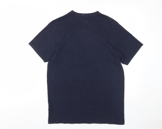 Mountain Warehouse Men's Blue V-Neck T-Shirt, S