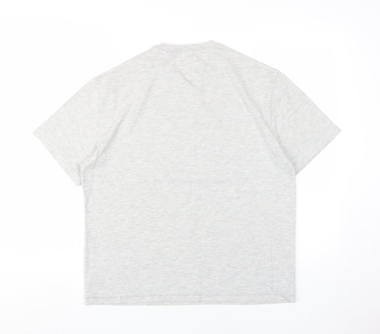 HERA Men's Grey XS T-Shirt, Short Sleeve, Crew Neck