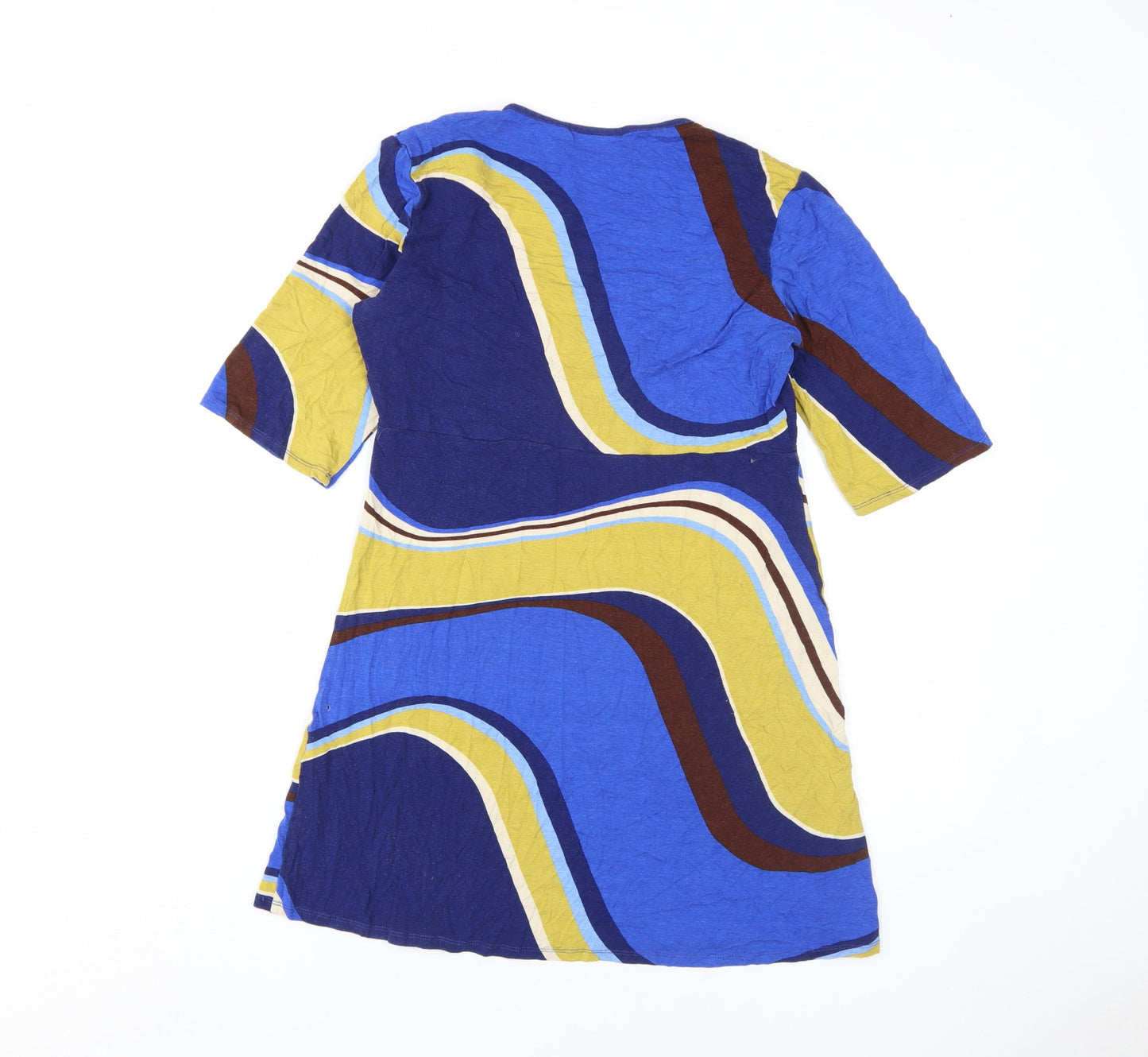 Wallis Women's Blue Geometric Tunic, Size 12