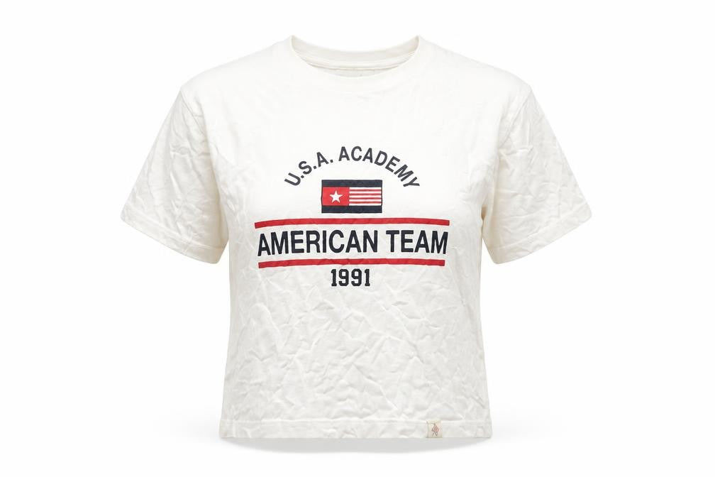 Pull&Bear Womens White T-Shirt M Casual Crew Neck