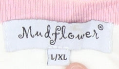 Mudflower Women's Ivory Jumper L 3/4 Sleeve