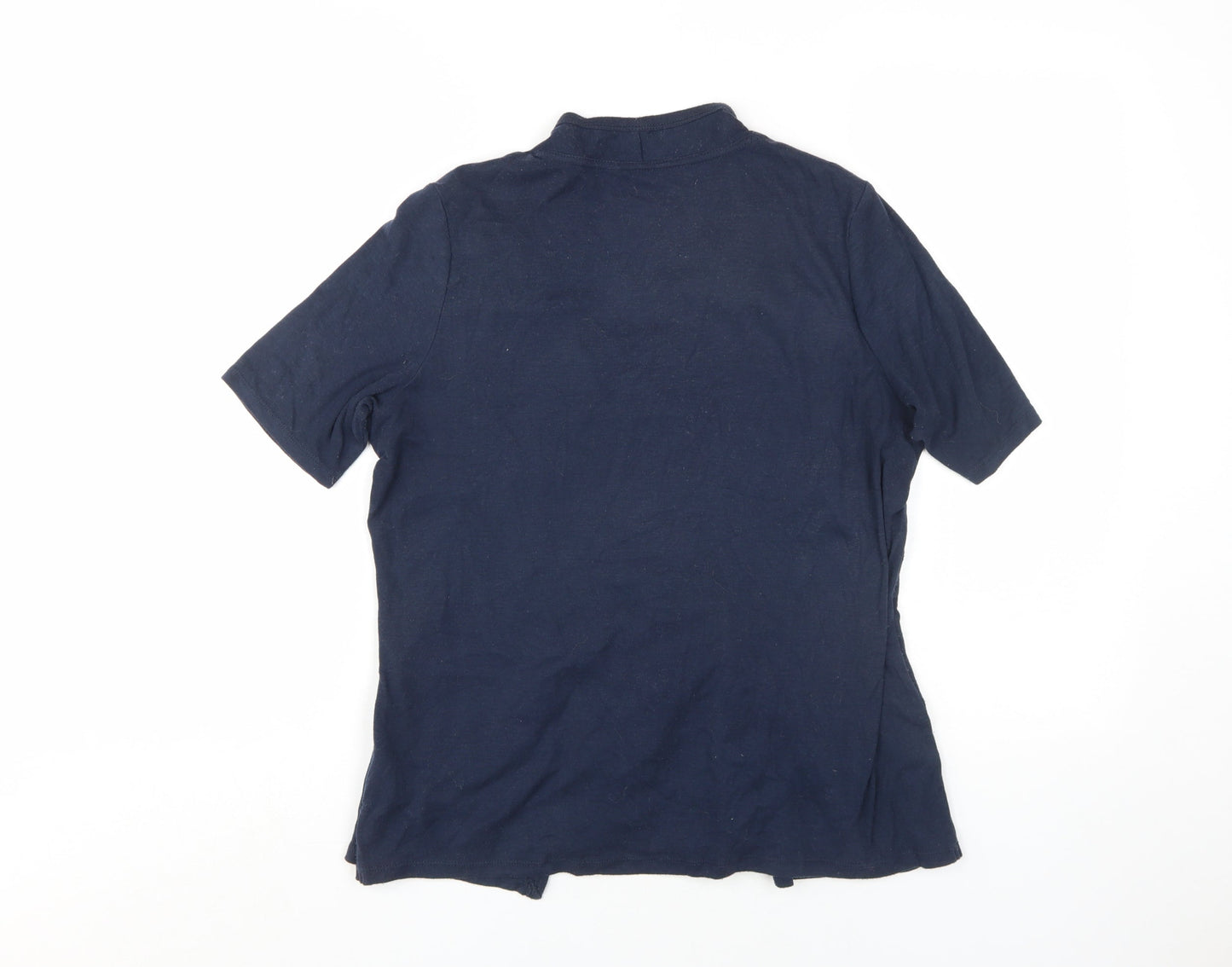 Marks and Spencer Women's Blue Tunic Blouse - Size 14