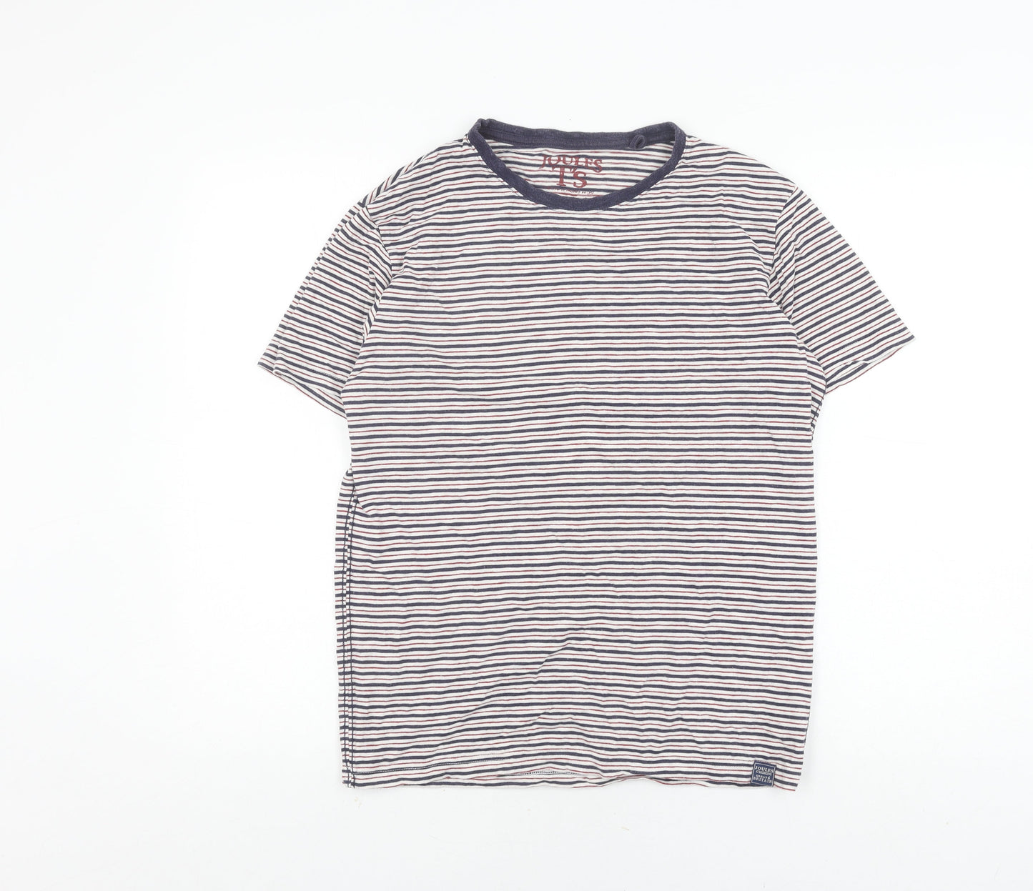 Joules Women's Multicoloured Striped T-Shirt Size S