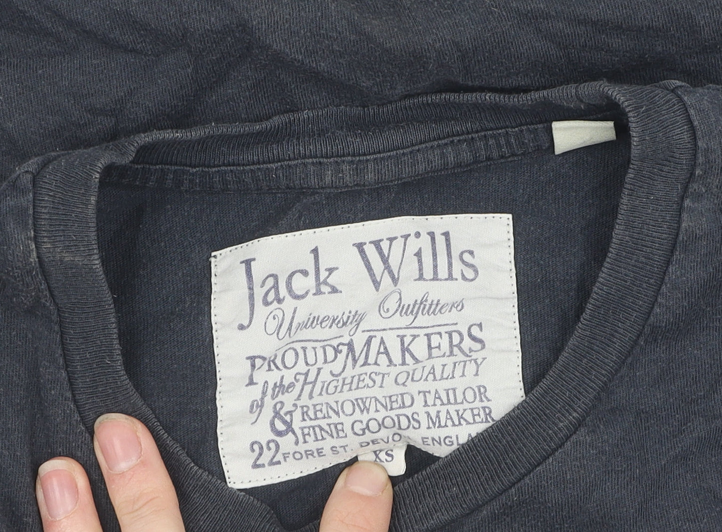 Jack Wills Black XS Men's Graphic T-Shirt