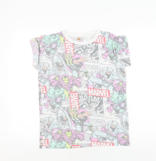 Marvel Comics Unisex Multicoloured T-Shirt Size 6