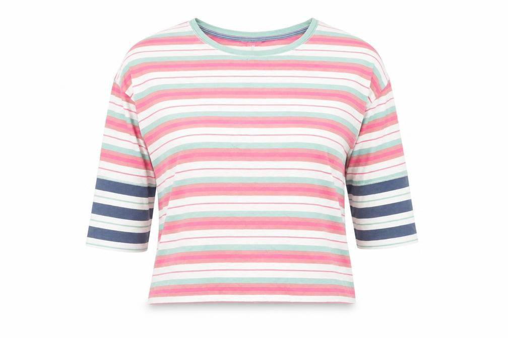Womens UK Size 10 White Stuff Multicoloured Cotton T-Shirt