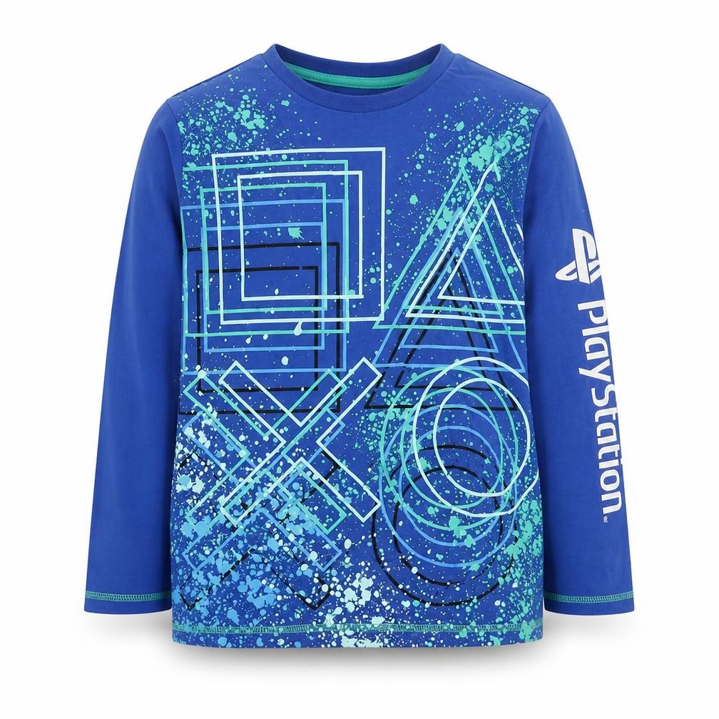 George Boys Blue PlayStation Graphic T-Shirt 8-9 Years
