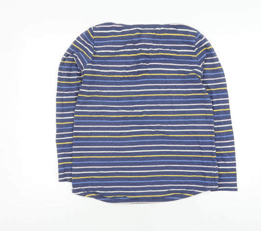 Fat Face Women's Blue Striped Pullover Jumper UK Size 12