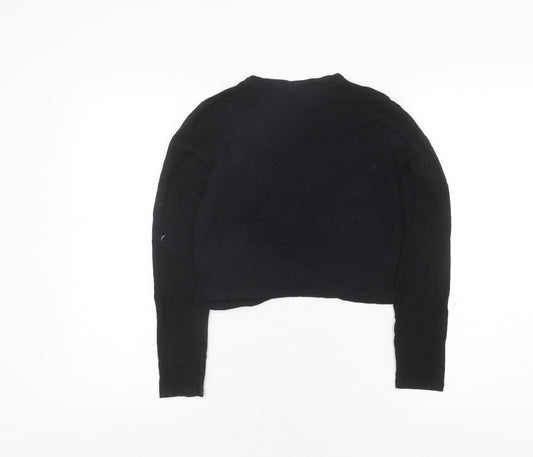 Threadbare Women's Black Long Sleeve Top, Size 10