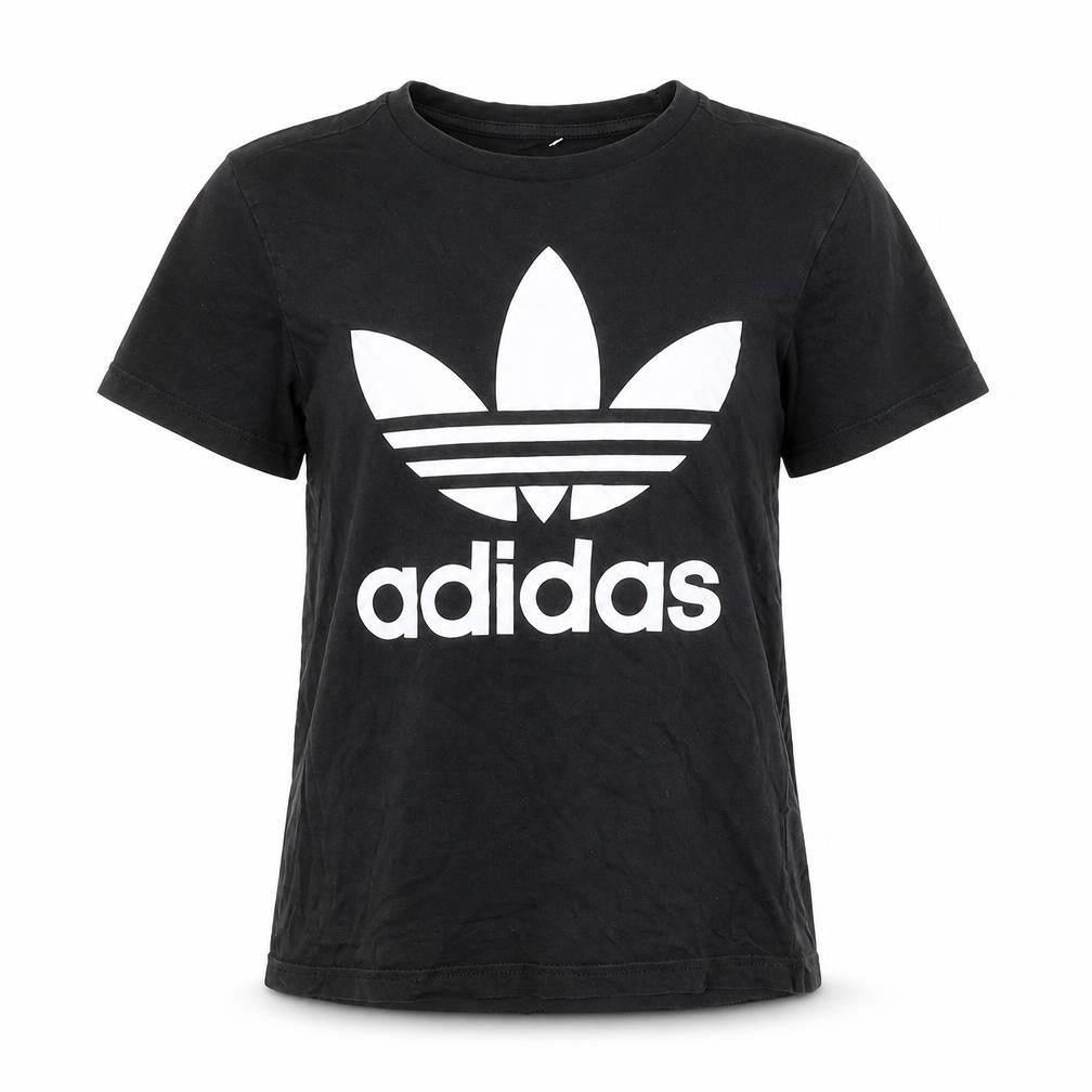 Unisex Adultss UK Size M adidas Black Cotton T-Shirt