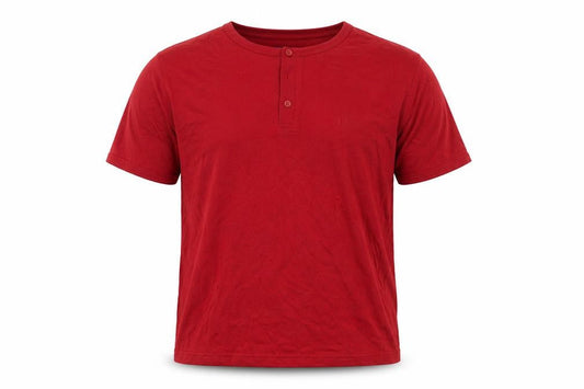 Unisex Adultss UK Size S Lee Cooper Red Polyester Blend T-Shirt