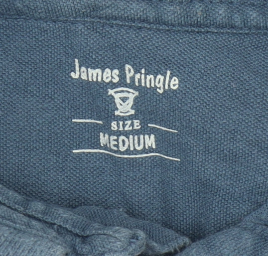 James Pringle Men's Multicoloured Striped Polo M