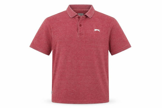 Slazenger Men's Red Polo Shirt L, Casual Comfort