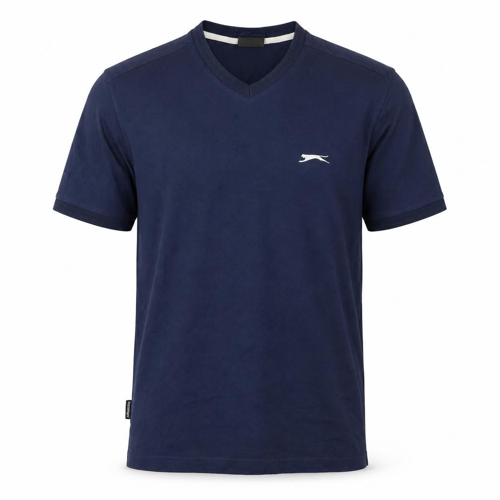 Mens UK Size M Slazenger Blue  Cotton T-Shirt