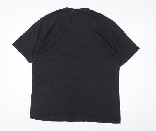 Boss Men's Black Short Sleeve Crew Neck T-Shirt L