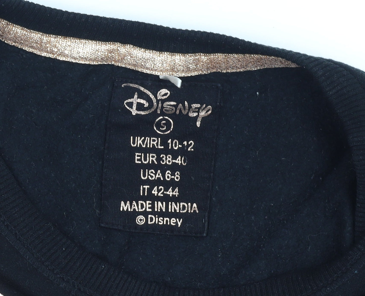 Disney Women's Black Pullover Sweatshirt S