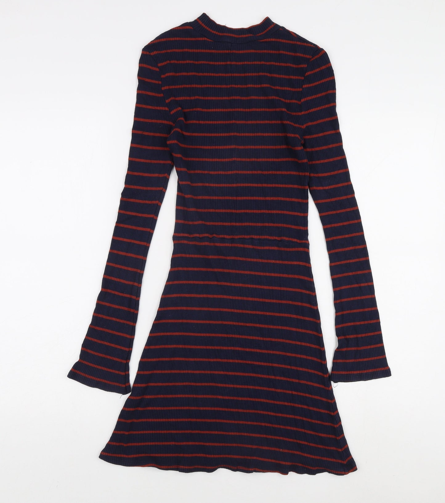 Mango Women's Striped T-Shirt Dress Size 8