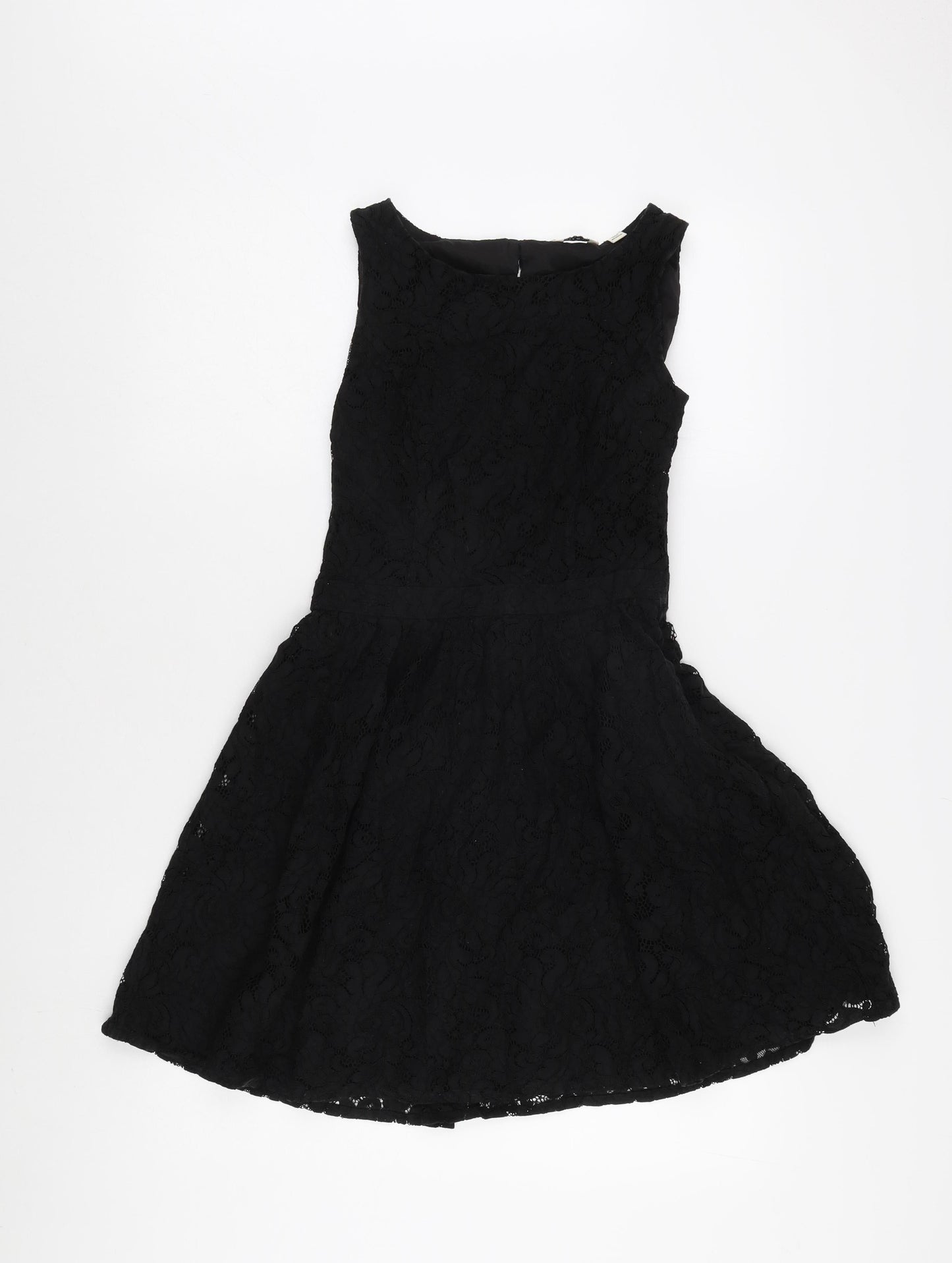 Jack Wills Women's Black Sleeveless Dress, Size 8
