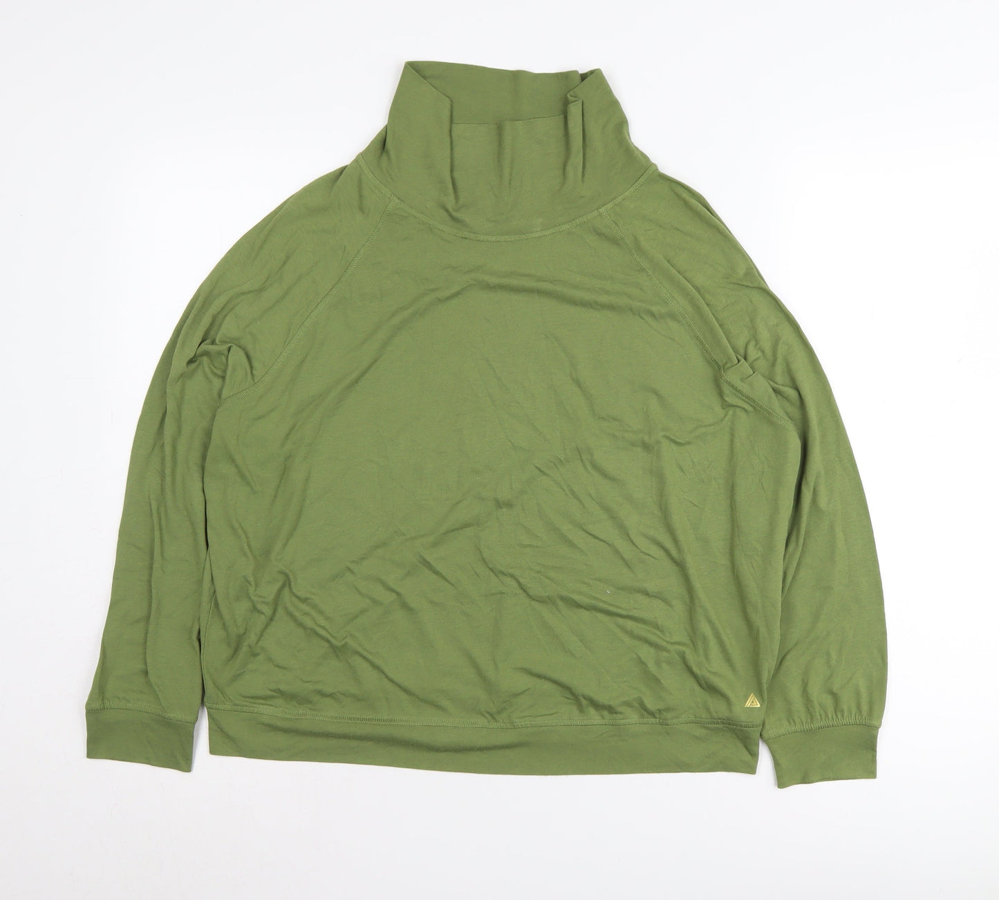 Next Green Unisex Pullover Sweatshirt M Cowl Neck