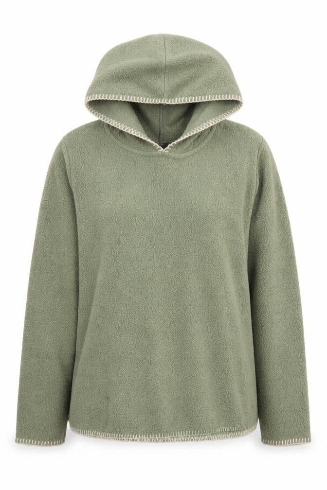 Active Womens Green Pullover Hoodie M