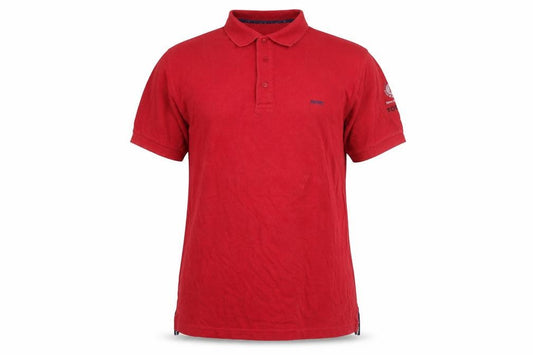 The Whitbread Men's Red Polo Shirt, Size M, Cotton