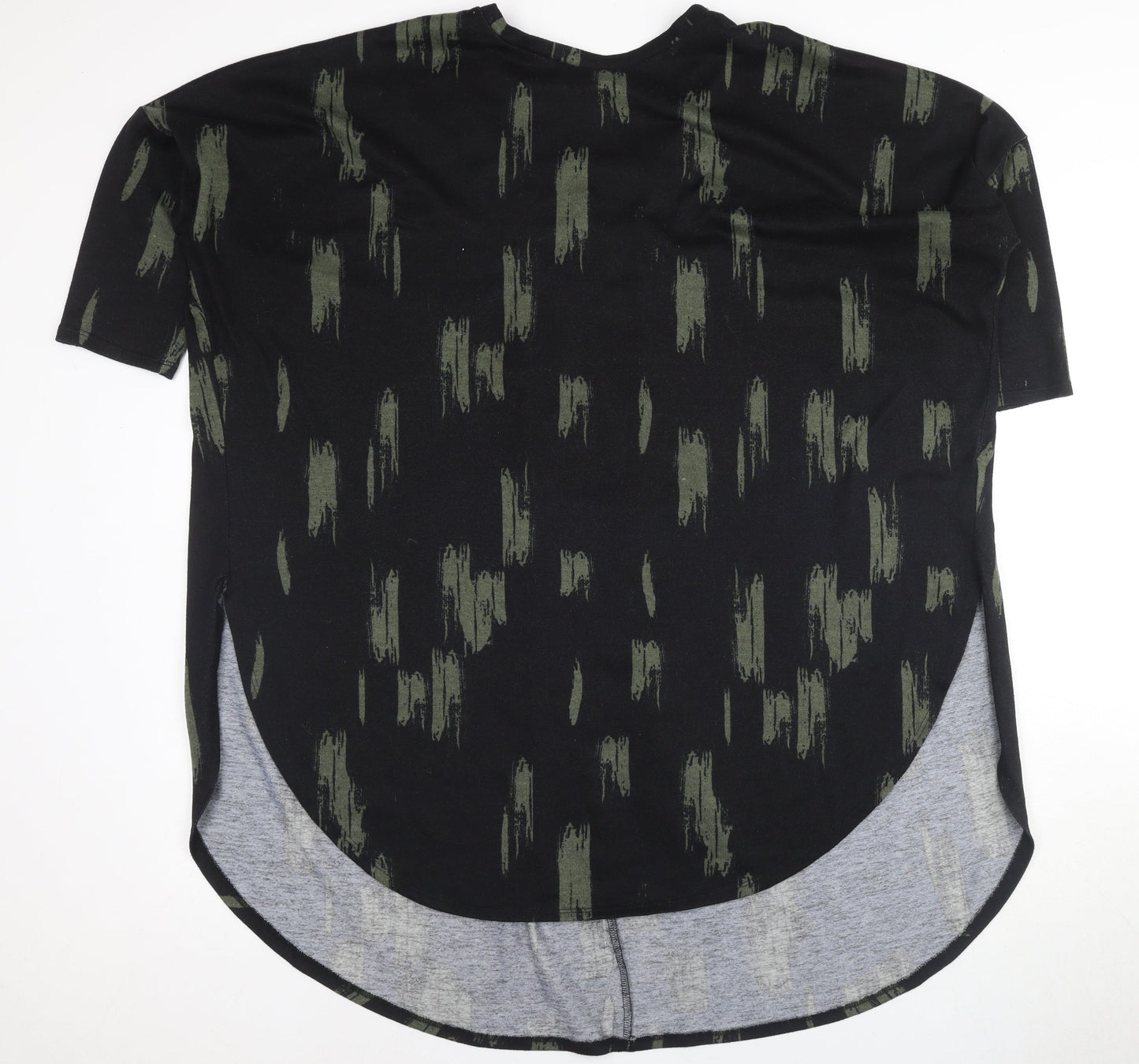 Apricot Women's Black T-Shirt, Size 16, Short Sleeve