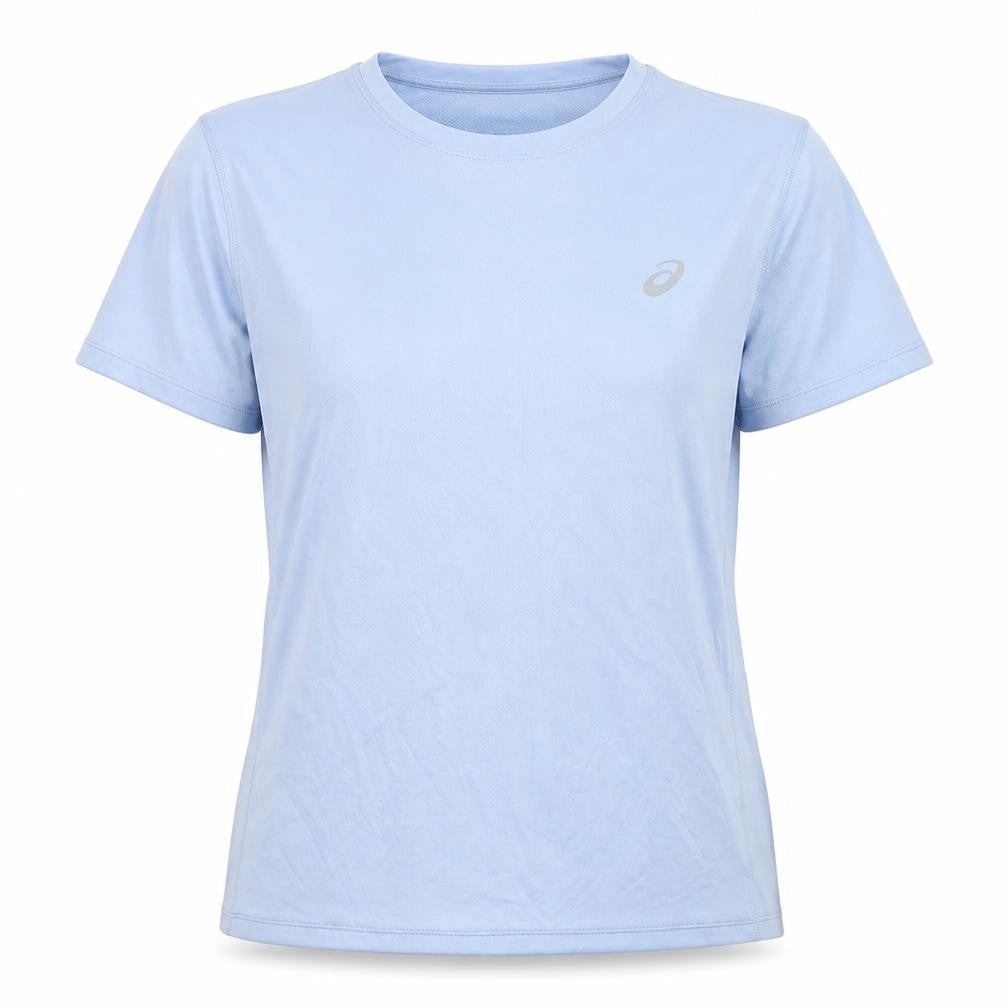 Asics Womens Blue T-Shirt, Jersey Style Size 12,