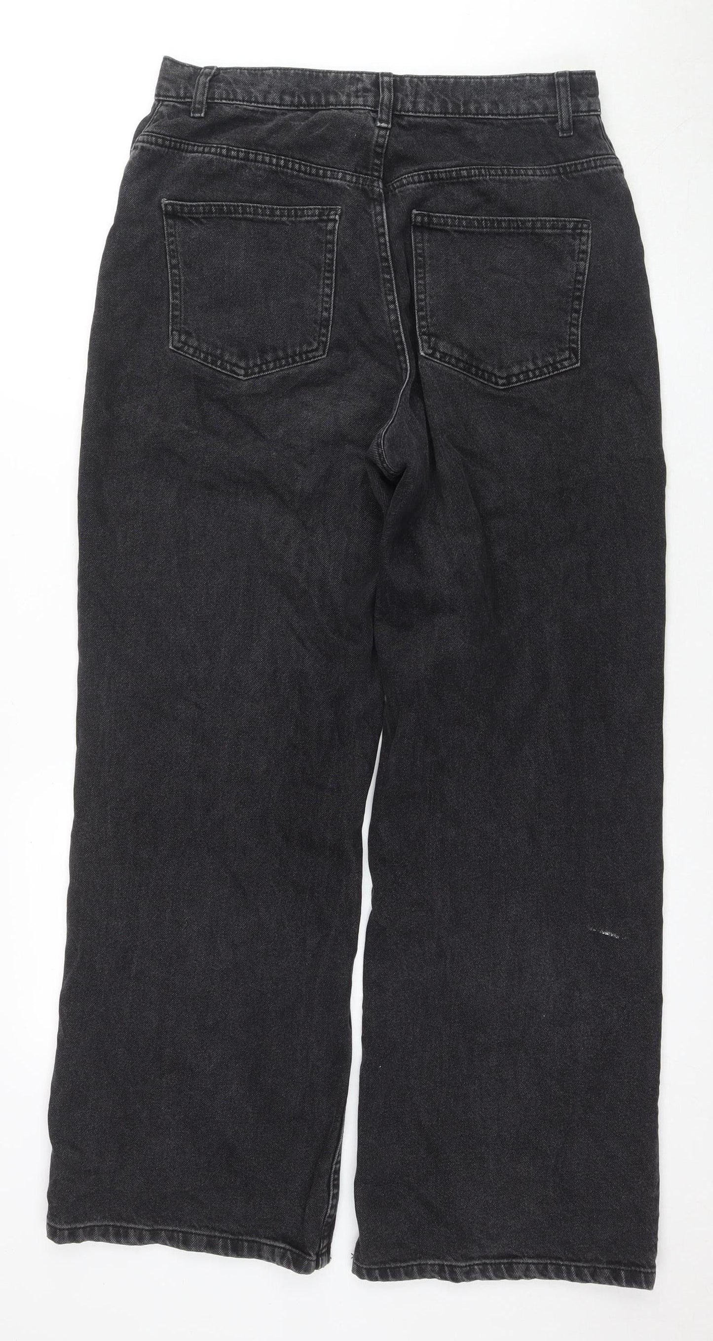 ASOS DESIGN Unisex Black Straight Jeans Size 30