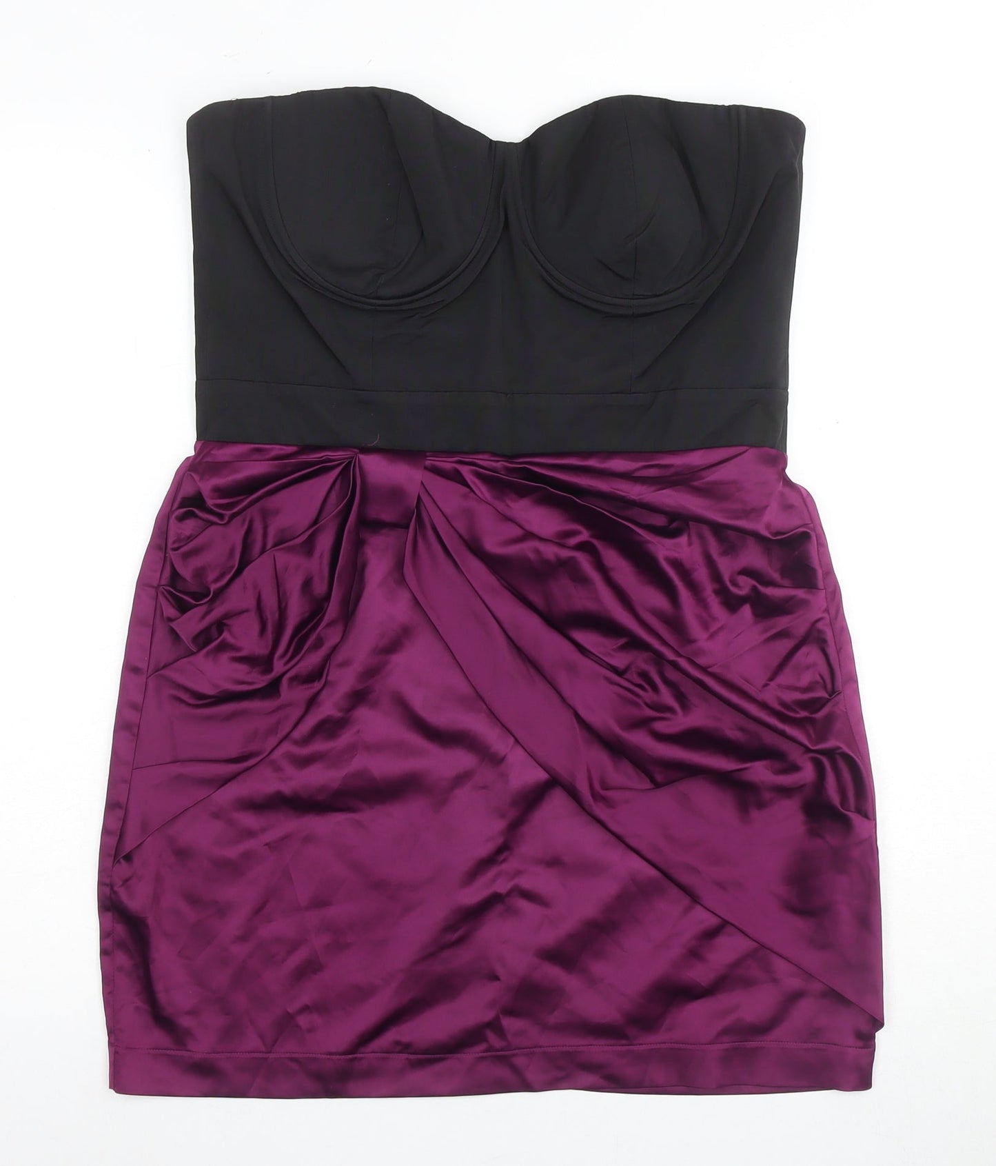 Lipsy Women's Multicoloured Bodycon Dress Size 14