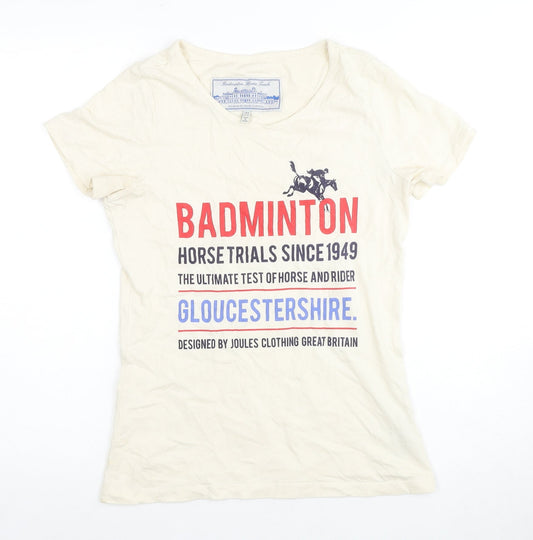 Joules Women's Beige XS Basic T-Shirt