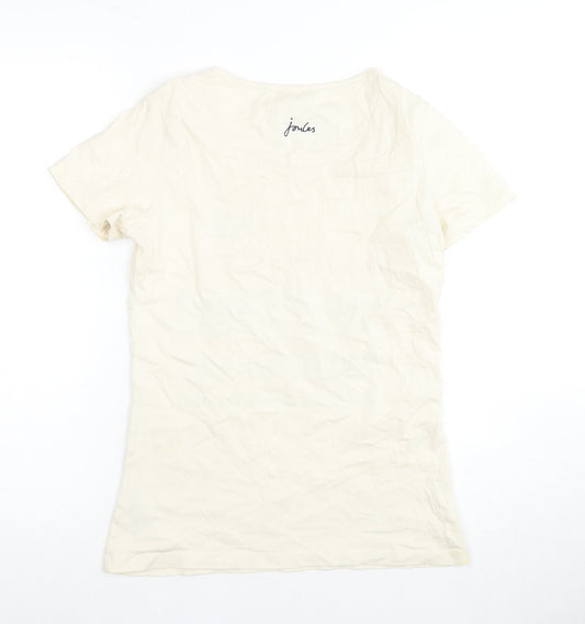 Joules Women's Beige XS Basic T-Shirt