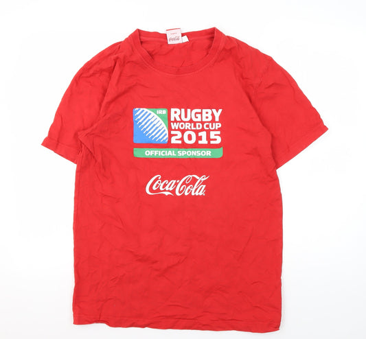 Coca-Cola Rugby World Cup 2015 Red T-Shirt Medium