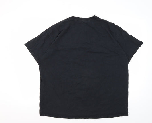Superman Men's XL Black Graphic T-Shirt
