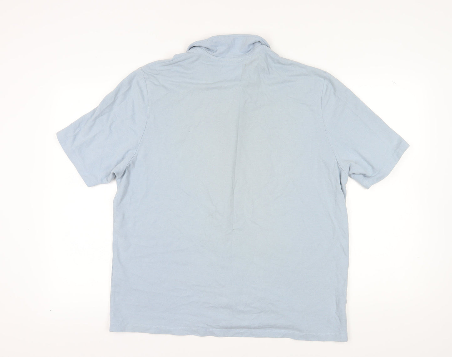 Collusion Men's Blue Button-Up Shirt, Size M, Casual