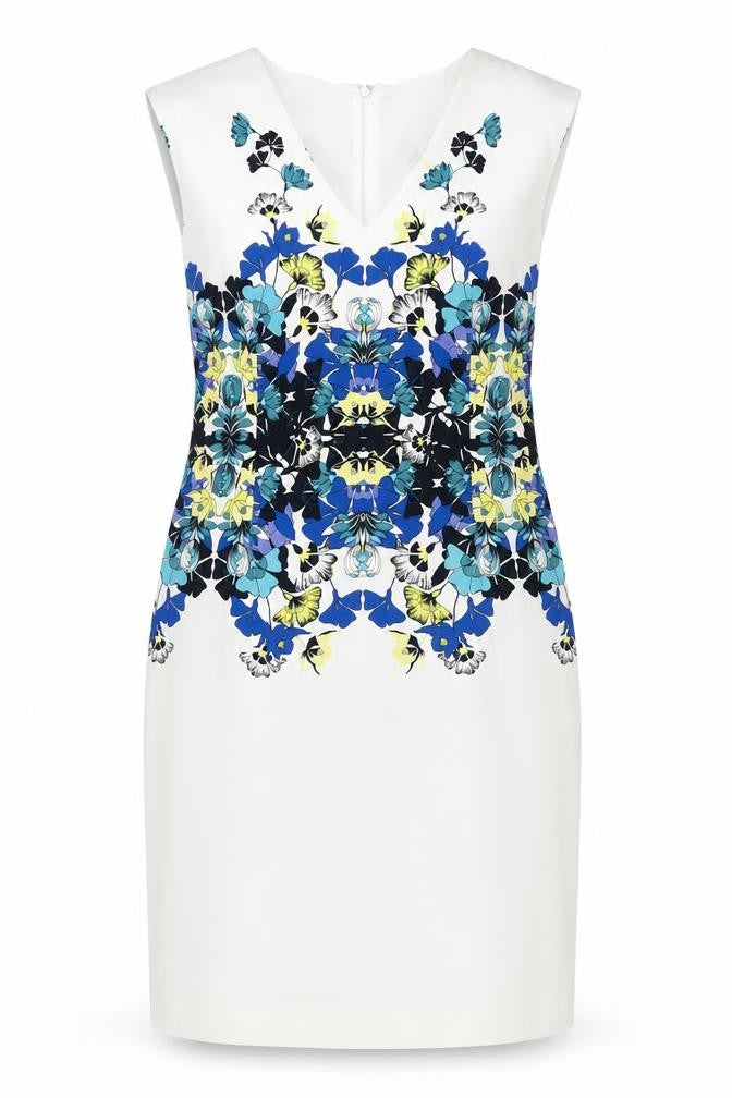 Front view of Linea Women's Multicoloured Sheath Dress, size 12