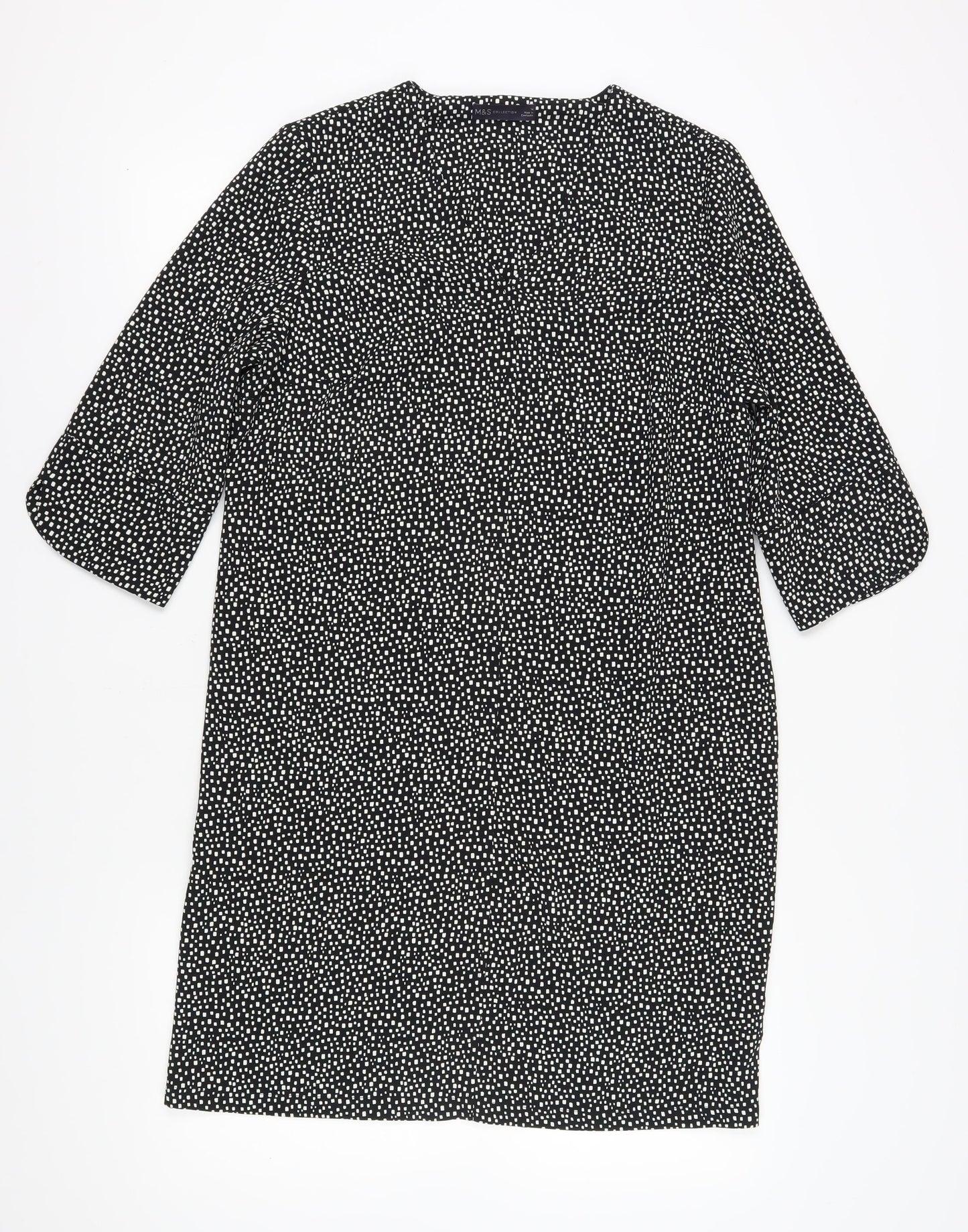Marks and Spencer Women's Black Shift Dress Size 14