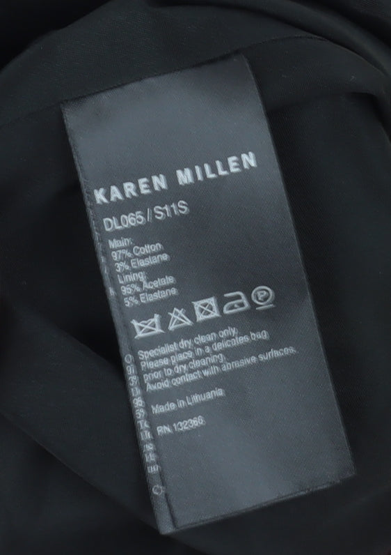 Karen Millen Women's Geometric Bodycon Dress UK 6