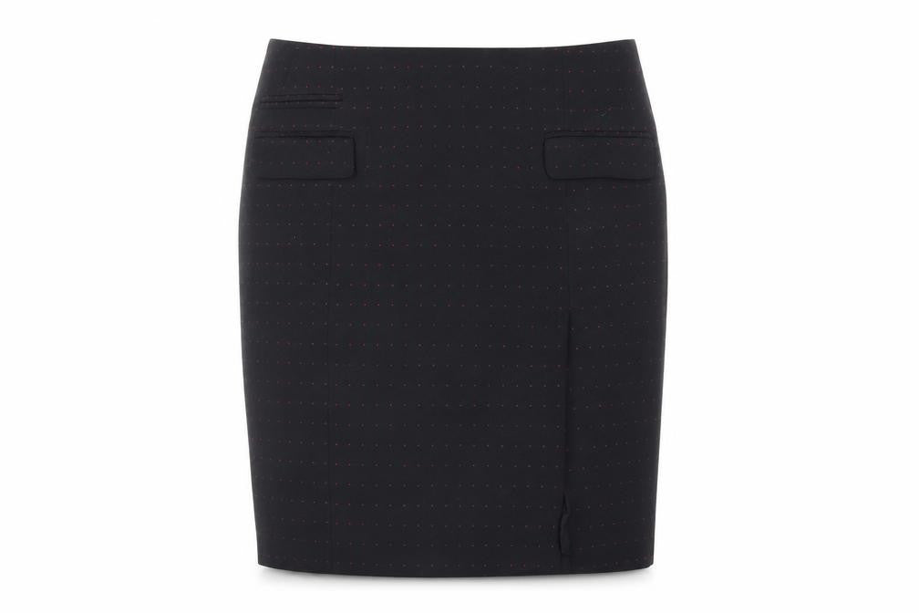 Front view of French Connection Women's Black Pencil Skirt, size 12