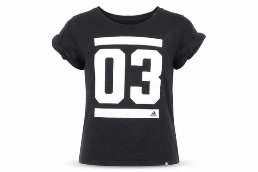 Unisex Adultss UK Size M adidas Black Cotton Blend T-Shirt
