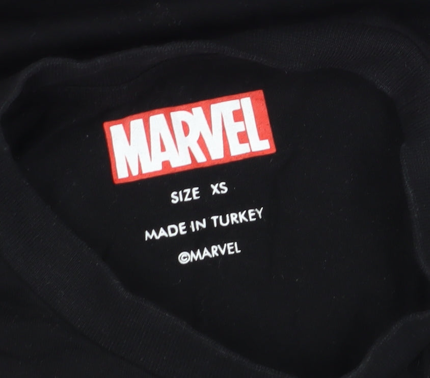 Marvel Thor Black Unisex T-Shirt XS - Movie Style