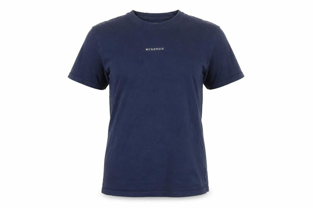 Womens UK Size 8 McKenzie Blue Cotton T-Shirt